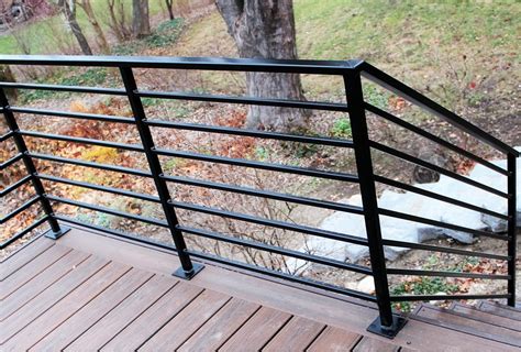 residential metal deck railing fabricators|exterior metal deck railing systems.